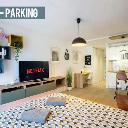 Studio Terrasse & Parking Gratuit En Residence 尼姆 外观 照片