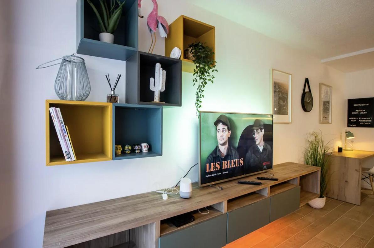 Studio Terrasse & Parking Gratuit En Residence 尼姆 外观 照片
